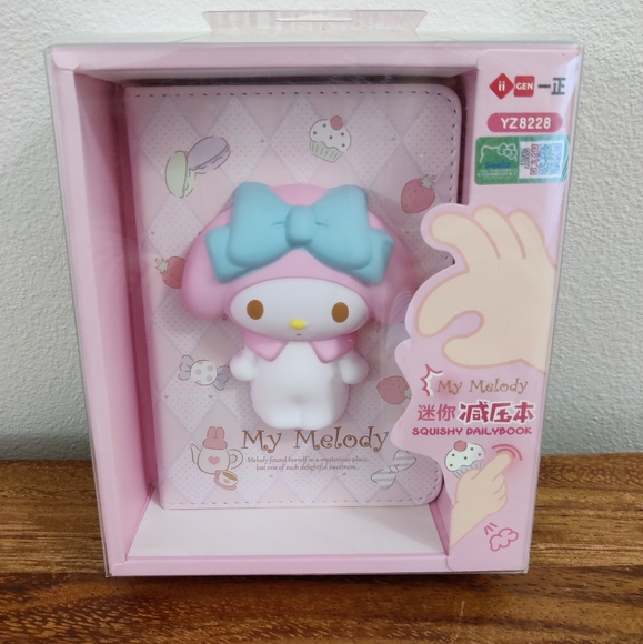 Kawaii Sanrio My Melody 3D Stress Relief Notebook - Picture 2 of 4